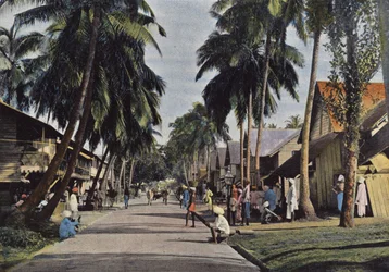 Îles Andaman, la rue des bazars à Port Blair
